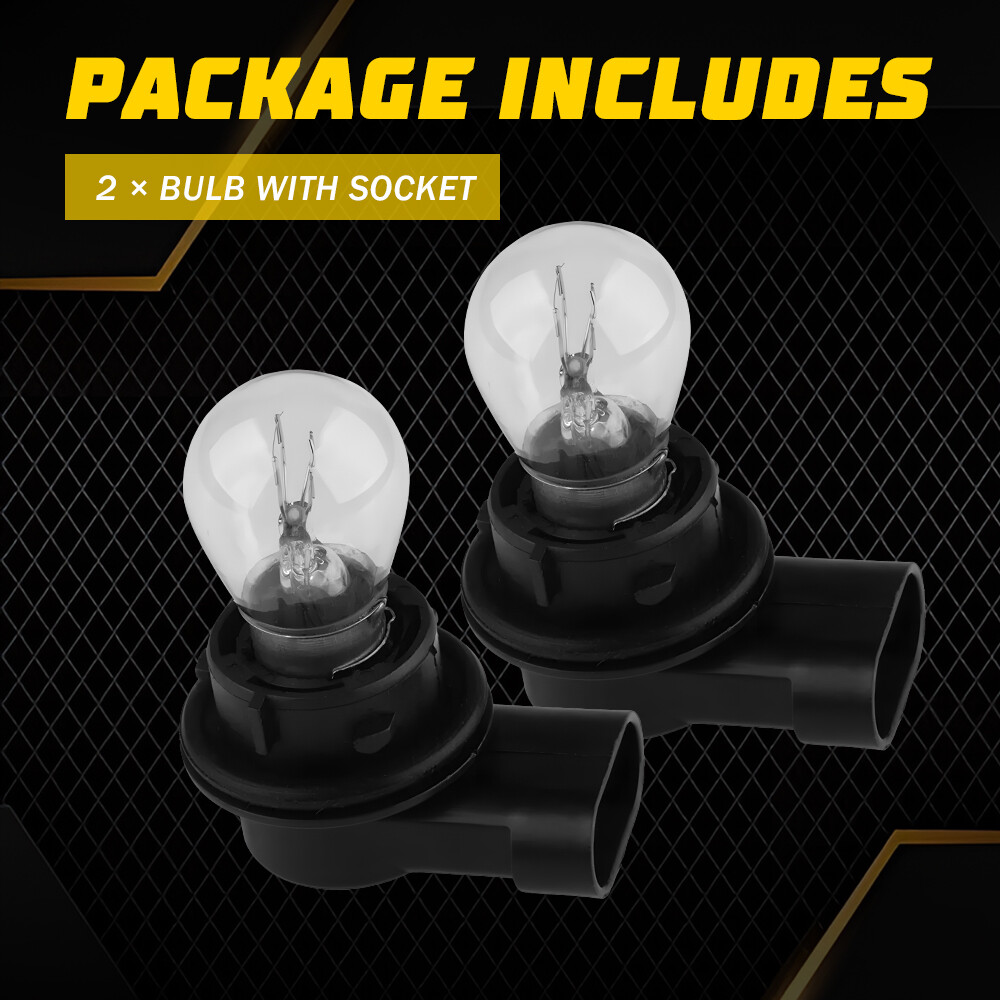 For 2014-2021 Jeep Renegade Front DRL Daytime Running Light Bulb Socket 3-Pin 2X