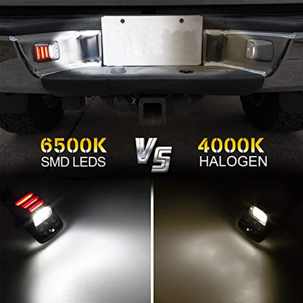 For 2005-2015 Toyota Tacoma White LED Tag License Plate Light Bulb Assembly Lamp