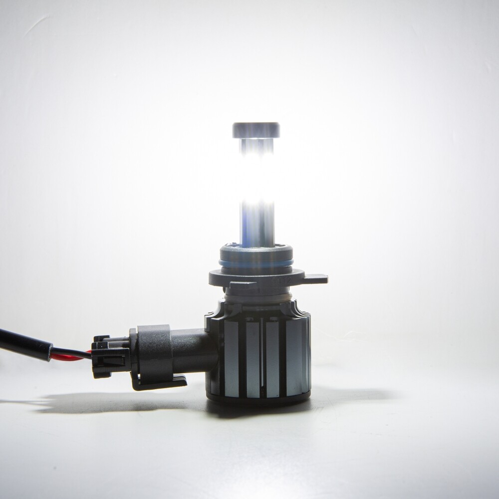 6-sides HIR2 9012 LED Headlight Bulbs Kit High/Low Beam Super Bright 6500K White