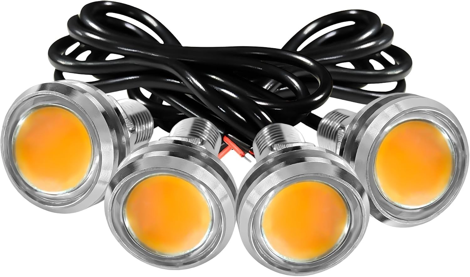 4Pcs 23mm COB DC 12V Eagle Eye LED Car Fog DRL Daytime Running Light Car ATV …