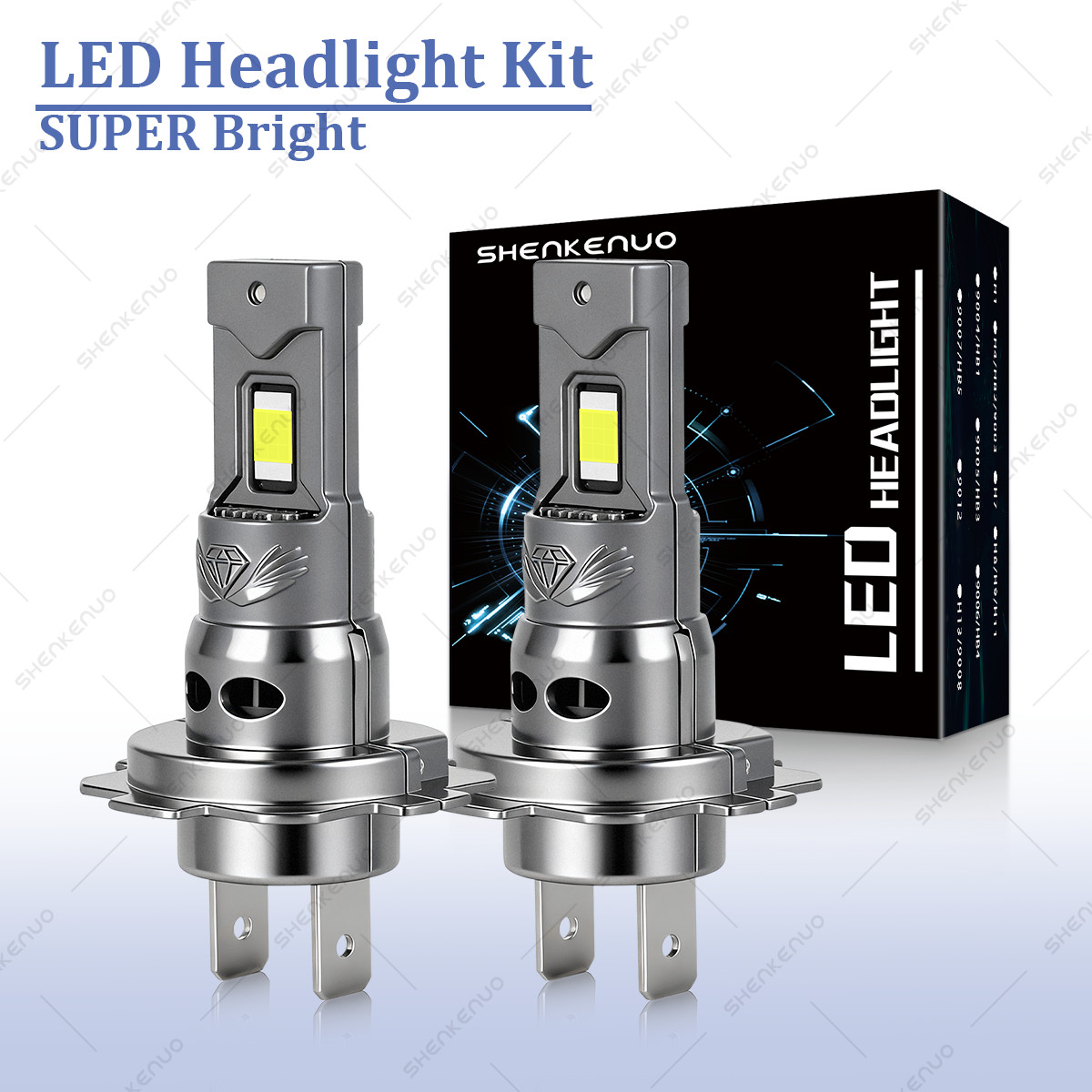 2x H7 LED Headlights Bulbs White Lights For Yamaha YZF R1 2007-14 YZF R6 2005-14