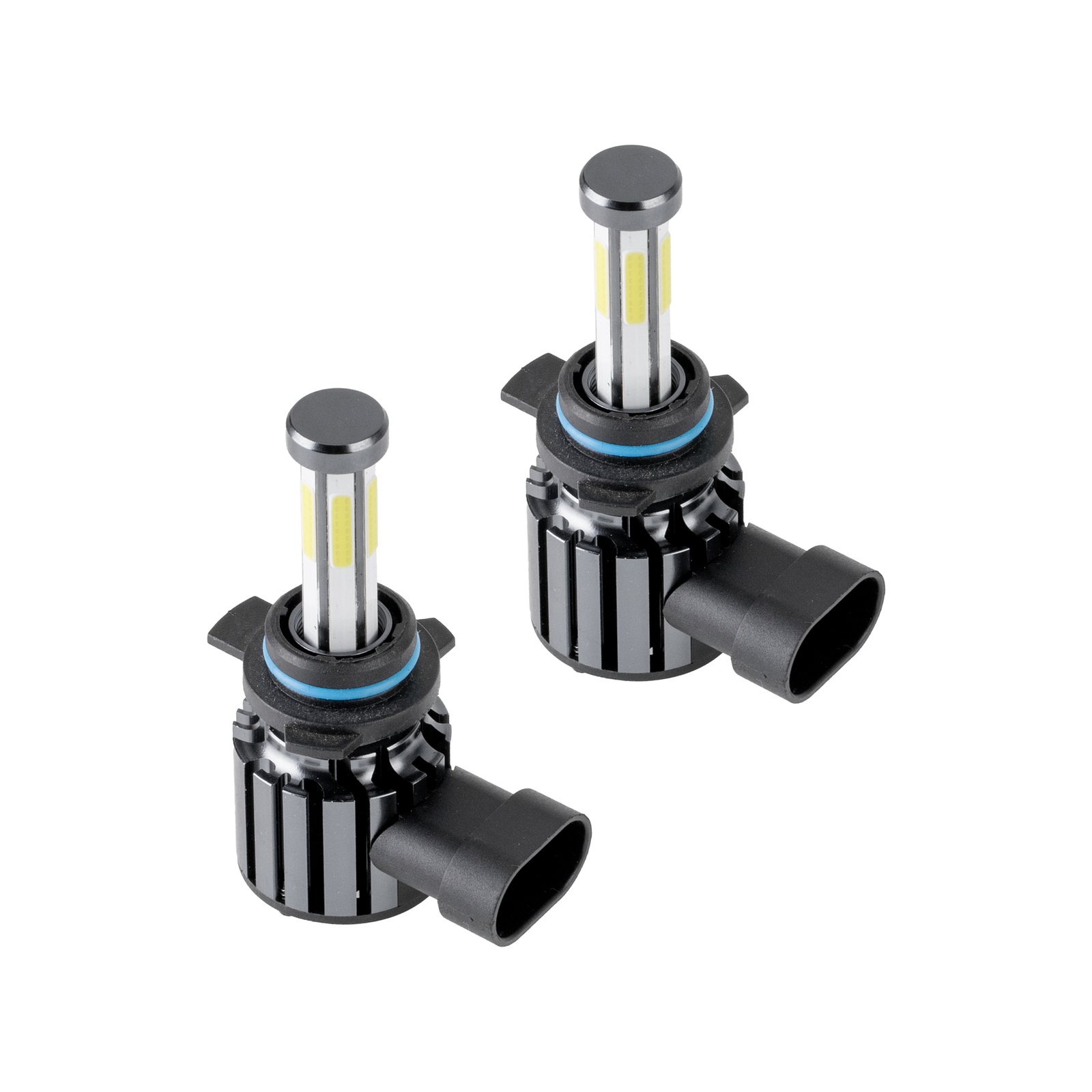 6-Sides 9012 LED Headlight Bulbs Kit High Low Beam 1500000LM 6500K Super Bright
