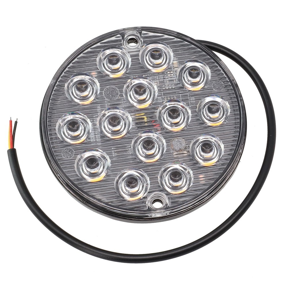 1 Piece Round LED Tail Light 16 LEDs 50000 Hours ABS Material High Quality