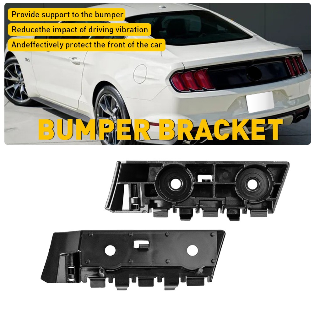 Pair Bumper For Bracket 2015-2017 Ford Mustang Front Left & Right FR3Z17C947B