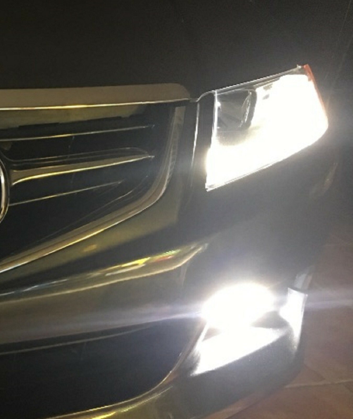LED 20W H12 9055 White 4300K Two Bulbs Fog Light Replacement Plug Play Upgrade