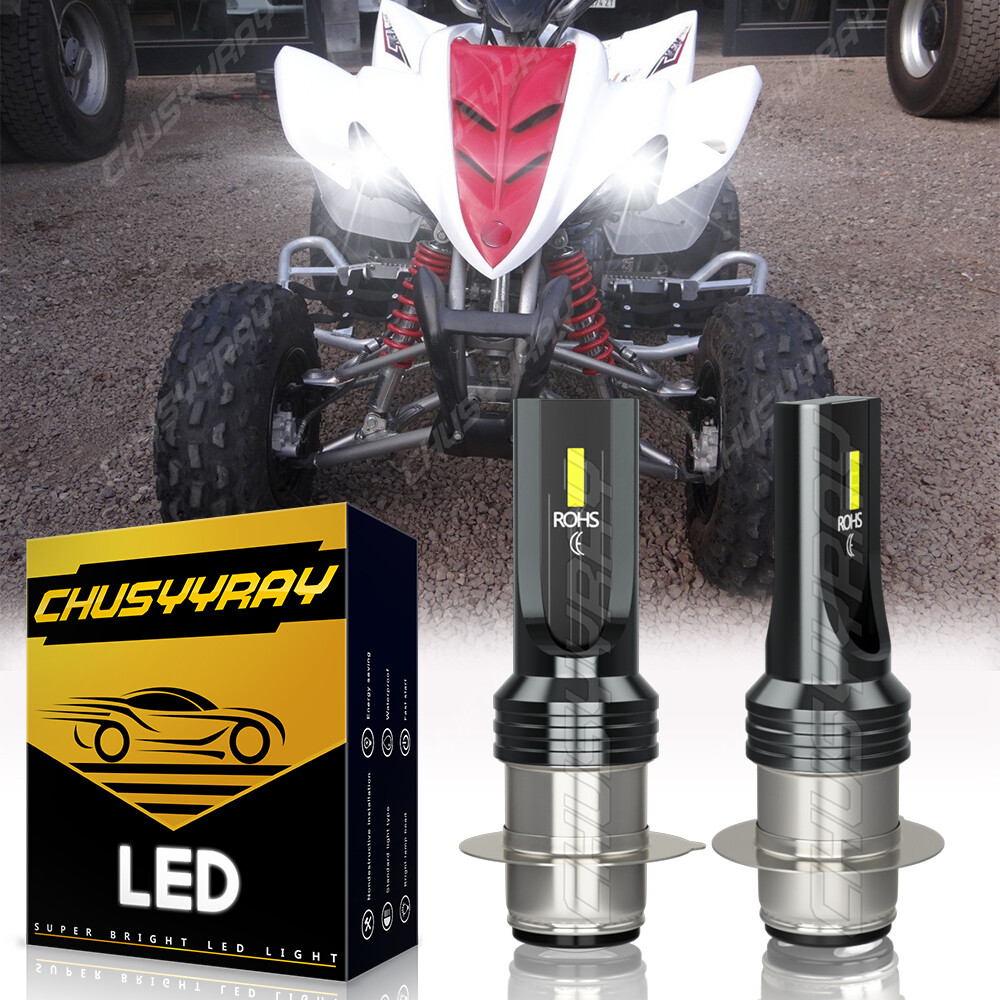 6000K For Yamaha Raptor 350 660R 700 700R LED Headlight Bulb Fit YFM350R YFM660R