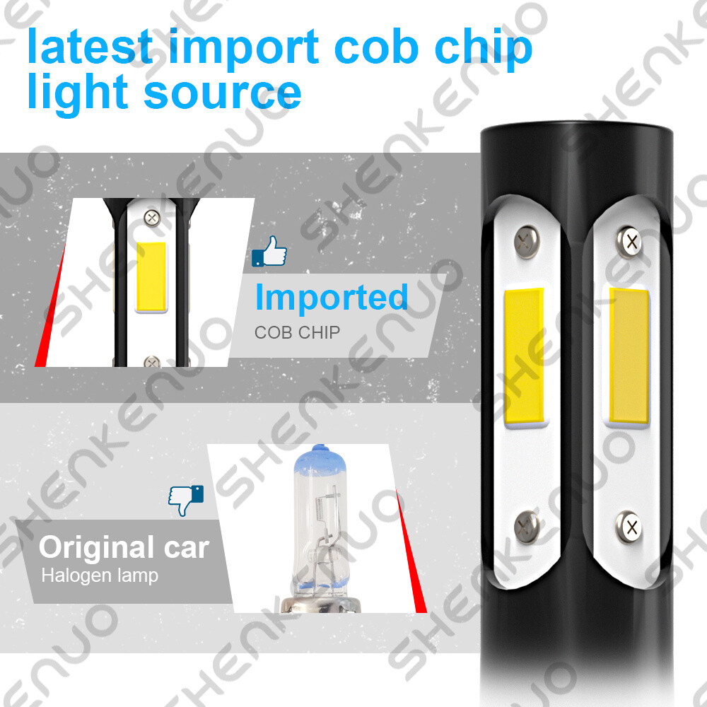 6000K Front LED Headlight Bulbs Qty4 For BMW 323i 328i 335i 340i xDrive High Low