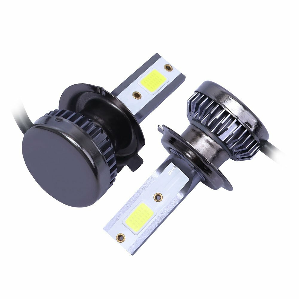 Mini H7 H11 Combo LED Headlight Bulbs High Low Beam Kit 240W 52000LM 6000K White