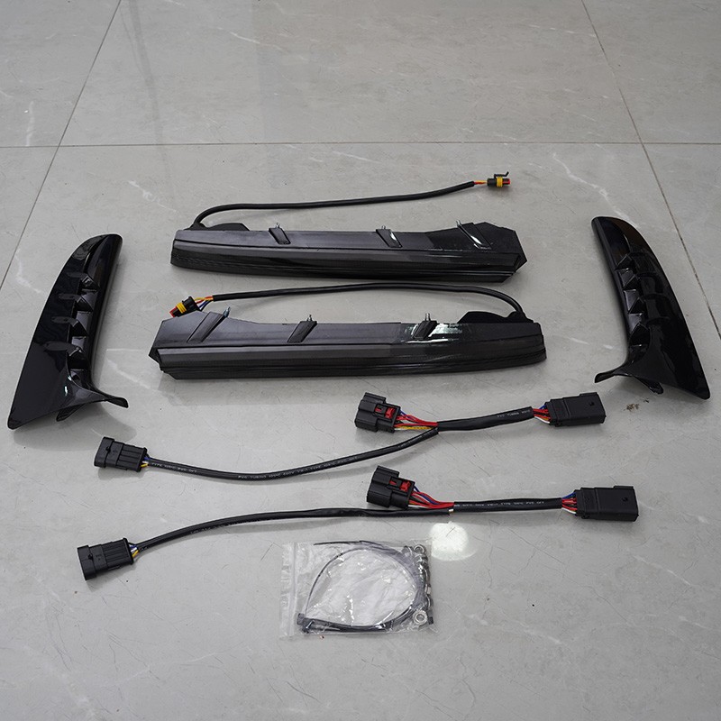 For Corvette C8 Z51 2023 Front Grille Turn Signal Light LED Driving Lights DRL
