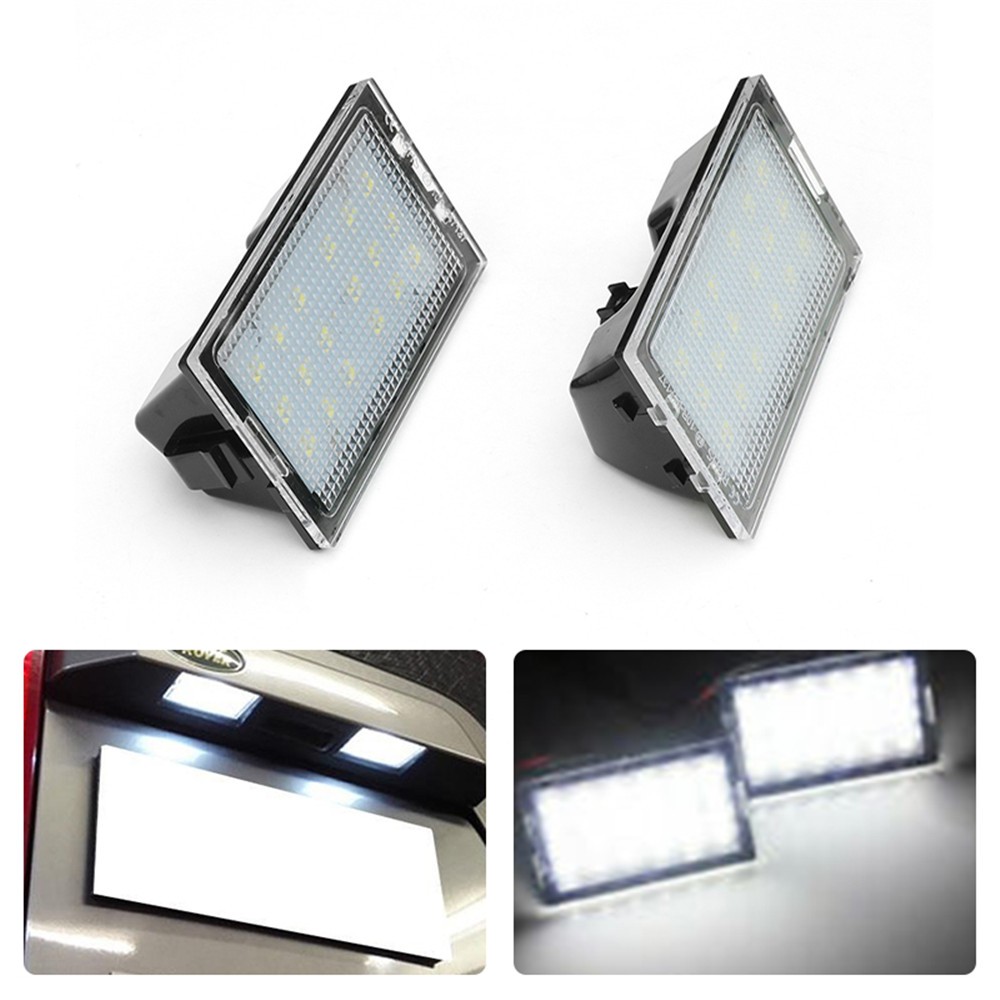 For Land Rover Discovery 2004-17 Car Rear 18 LED Number License Plate Light 2PC