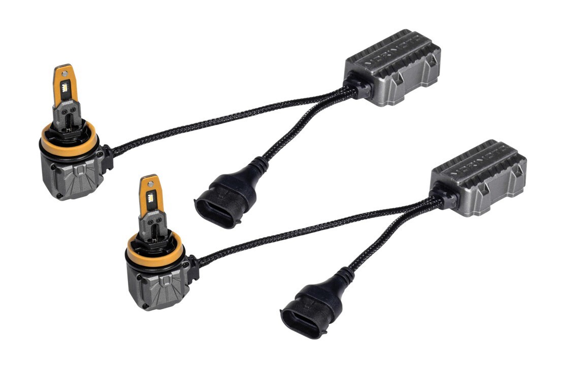 H11 Morimoto 2Stroke 4.0 LED Bulbs YELLOW with Limited Lifetime warranty