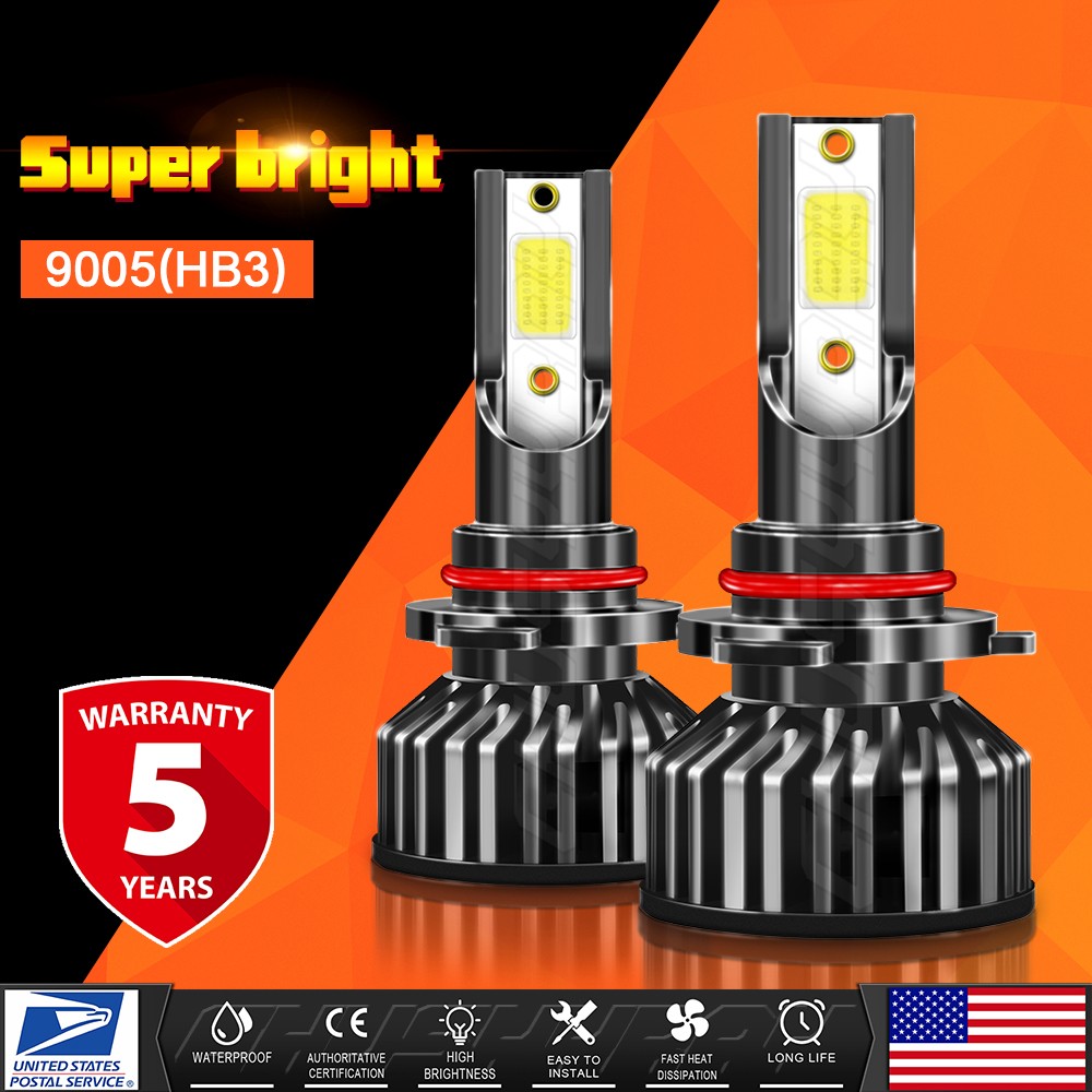 9005 9006 h16 LED Lamp Bulbs For Dodge Journey 2010-2018 Headlights + Fog Lights