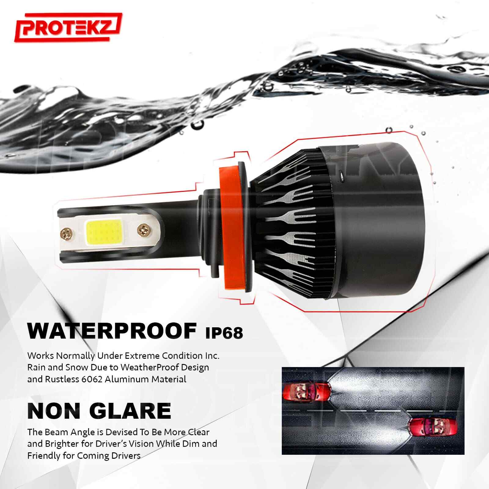 9006 HB4 LED Headlight Kit CREE 5Years Warranty 800W 120000LM 6500K Bulbs Light