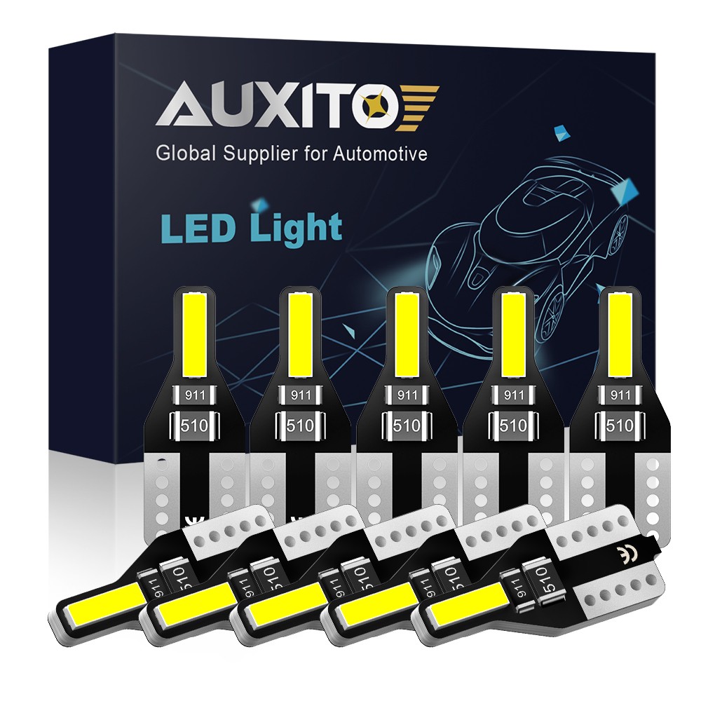 10x AUXITO Super White 194 2825 T10 Interior License Plate LED Light 1000LM EPG