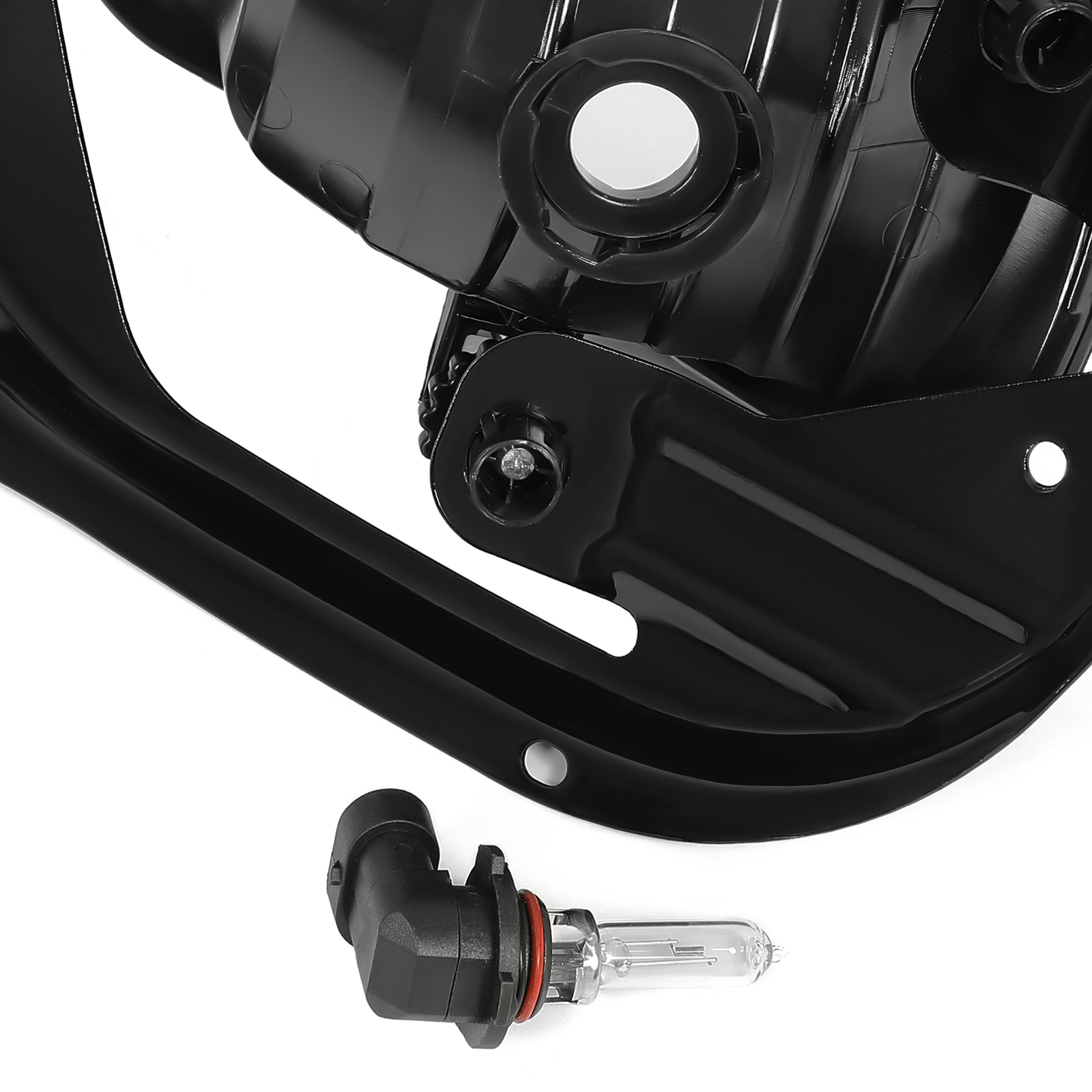 LH+RH Side Clear Lens Fog Lights W/Bulbs For Dodge Ram 1500 2500 3500 2009-2018