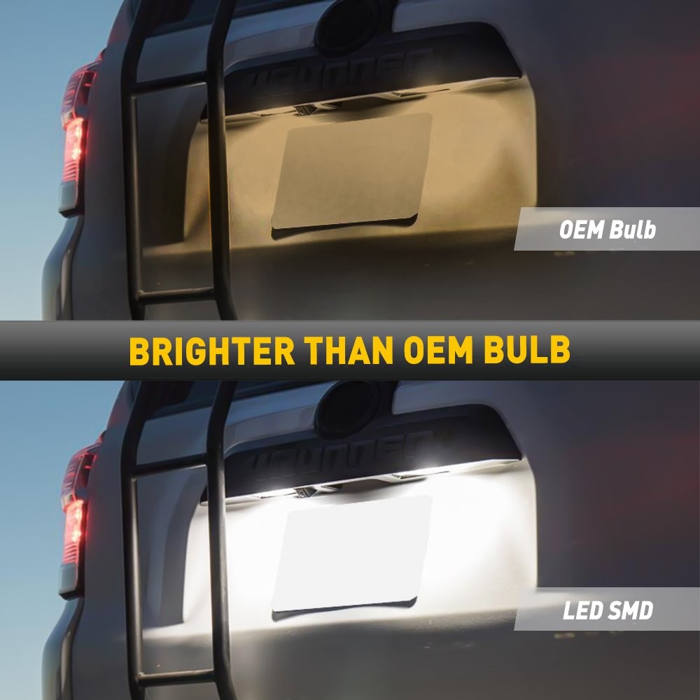 Super Bright LED License Plate Light Bulb For Toyota Camry Avalon Highlander GUS