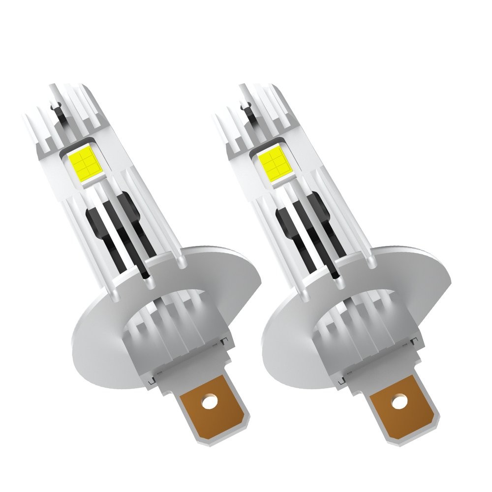 AUXITO H1 LED Headlight Bulb High Low Beam 6500K Super White 10000LM White SL