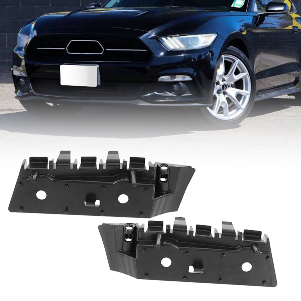 Pair Bumper For Bracket 2015-2017 Ford Mustang Front Left & Right FR3Z17C947B