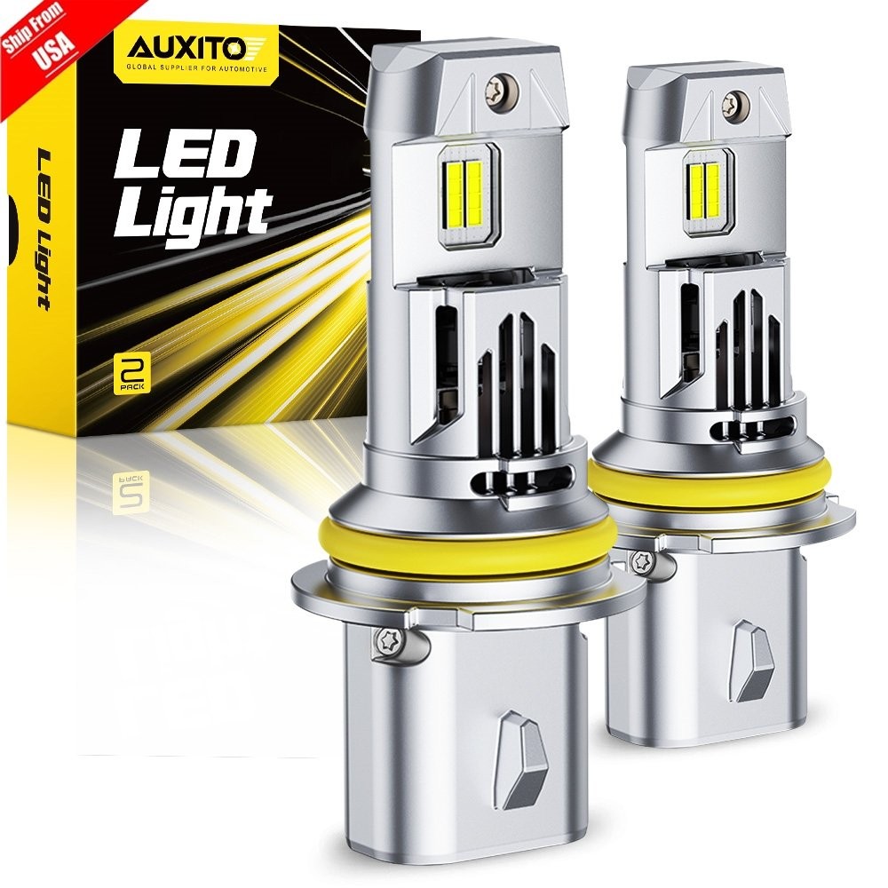 AUXITO 9007 HB5 LED Headlight Conversion Kit 80W 80000LM HI-LOW Beam Bulbs 6500K
