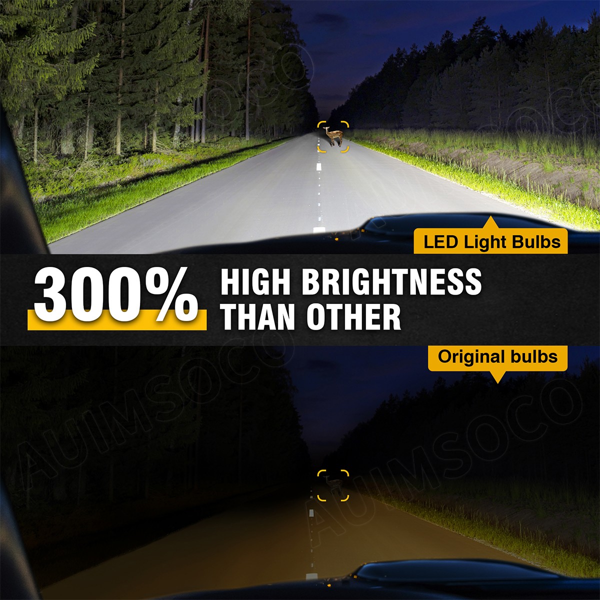 For GMC Terrain 2010 2011-2015 6x Combo LED Headlight LOW Beam Light Bulbs 6K