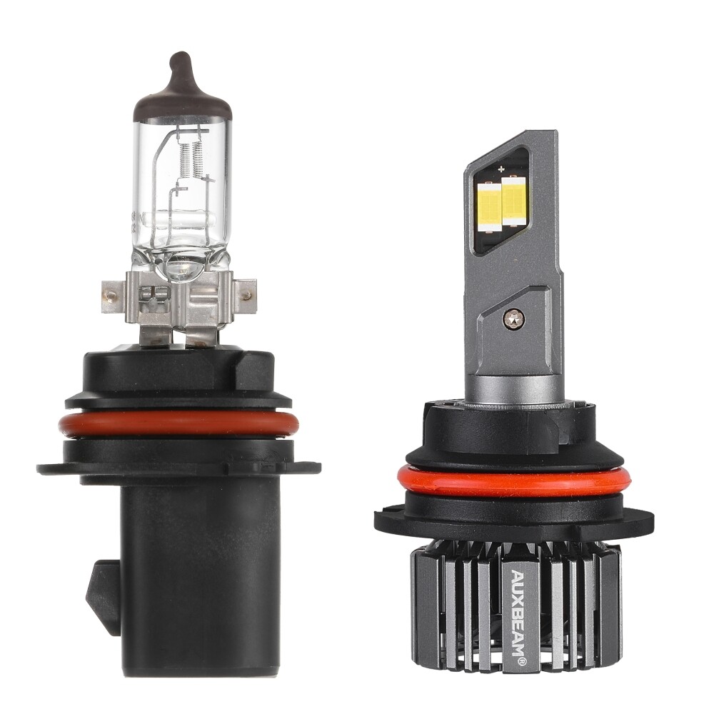 AUXBEAM F15 9007 LED Headlight Bulbs Hi/Lo Beam 90W 20000LM 6500K Super Bright