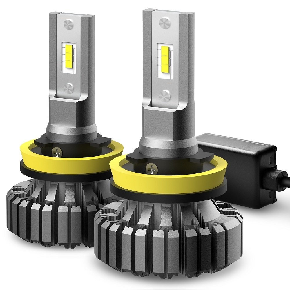 H11 H8 H9 LED Headlight Bulbs Bright Kit 6500K White 22000LM High/Low Beam 2-20X