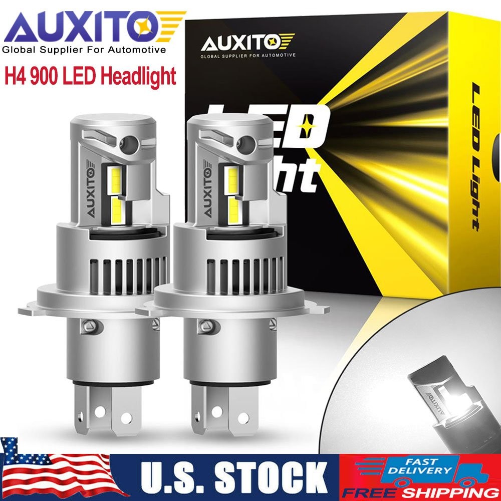 2X H4 HB2 9003 LED Headlight Bulbs Kit 6000K White High Low Beam Replace Halogen