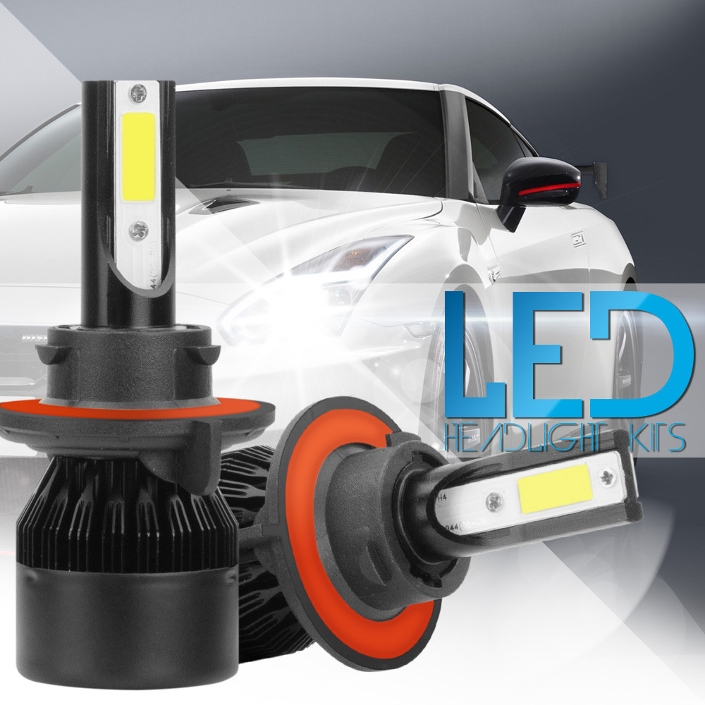New Z ES LED 48800LM Kit 6000K White Headlight Dual Hi Lo PAIR – H13 9008