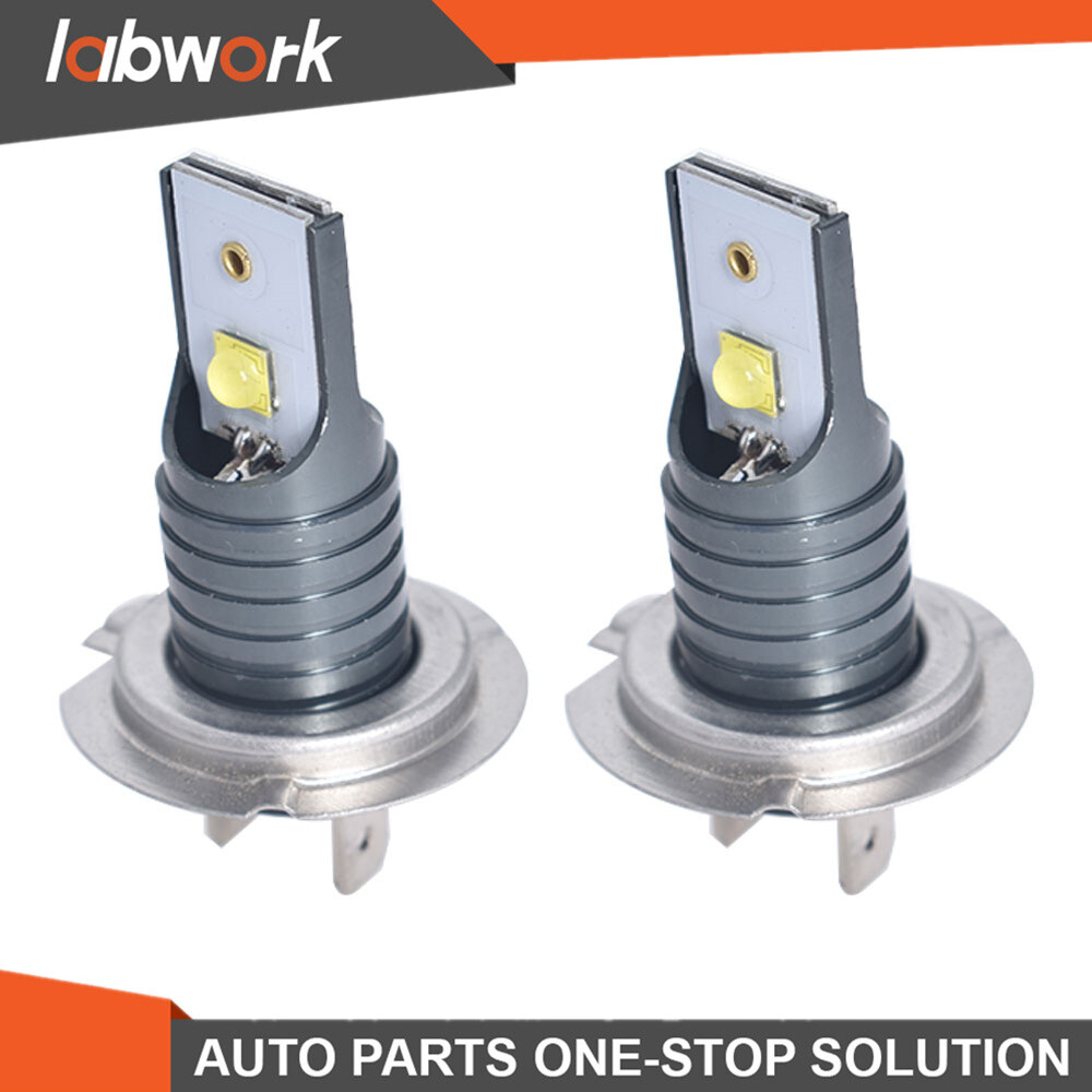 Labwork 2 Pcs H7 LED Headlight Bulbs 110W 30000LM 6000K Error Free Canbus Bulbs
