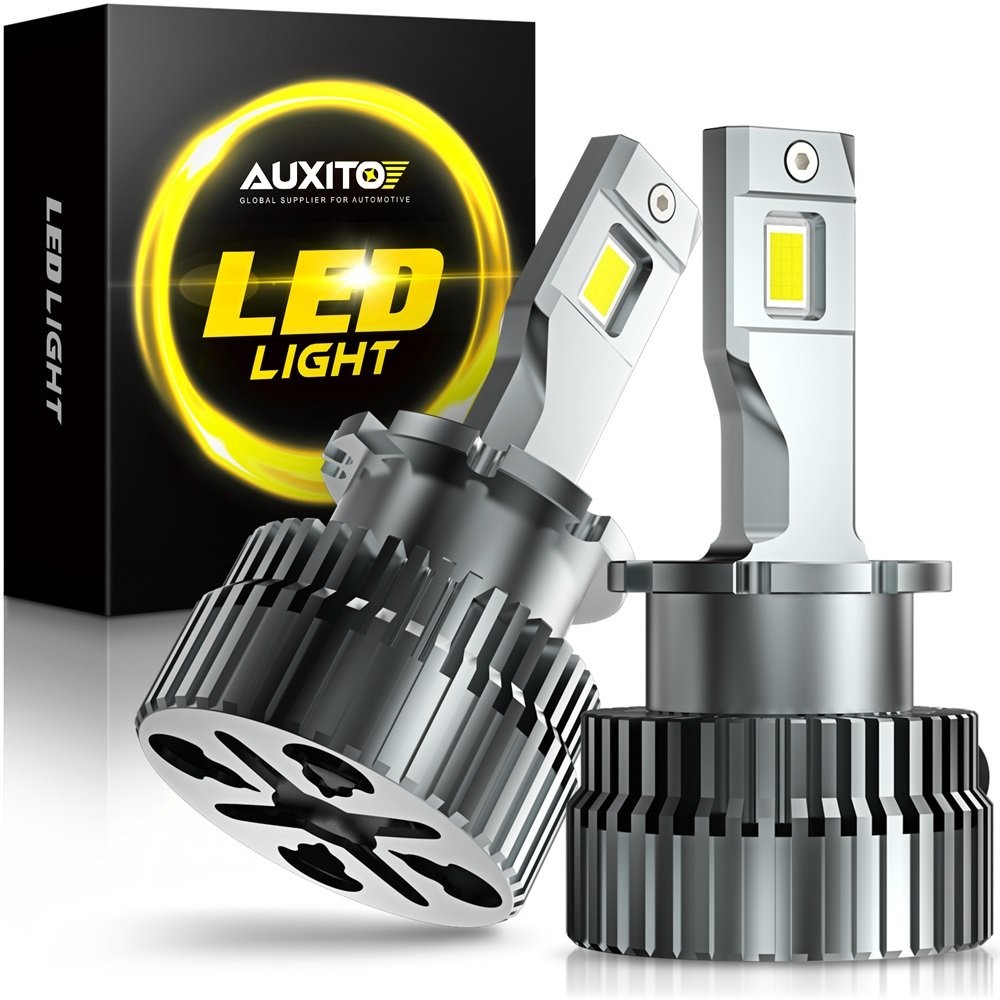 2PCS D2S D2R LED Headlight Bulb 24000LM 120W 6000K White 500% Brightness Y19 HID