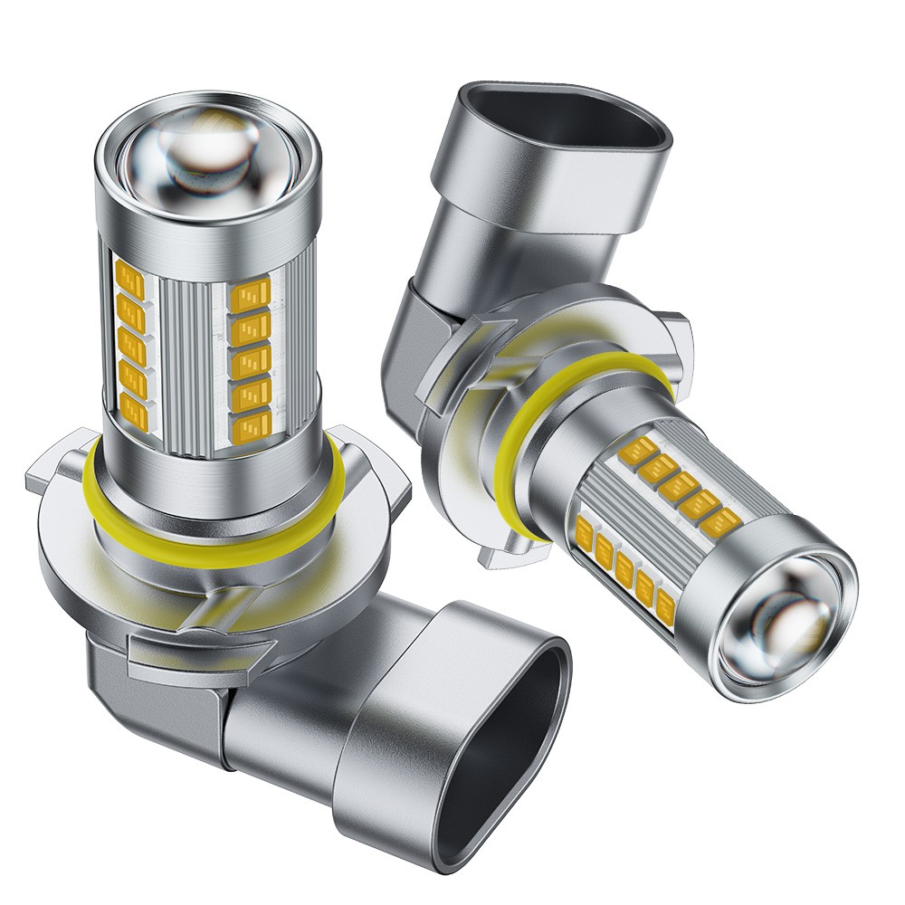 9006 HB4 LED Fog Light Bulbs Kit 28W 4000LM 3000K Error Free Yellow Lamp 2-20x