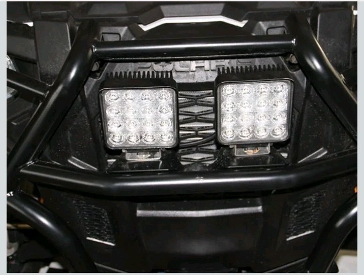 8PCS 48W Led Work Lights 4inch Square Off-road Lights Flood Led Light Pods…