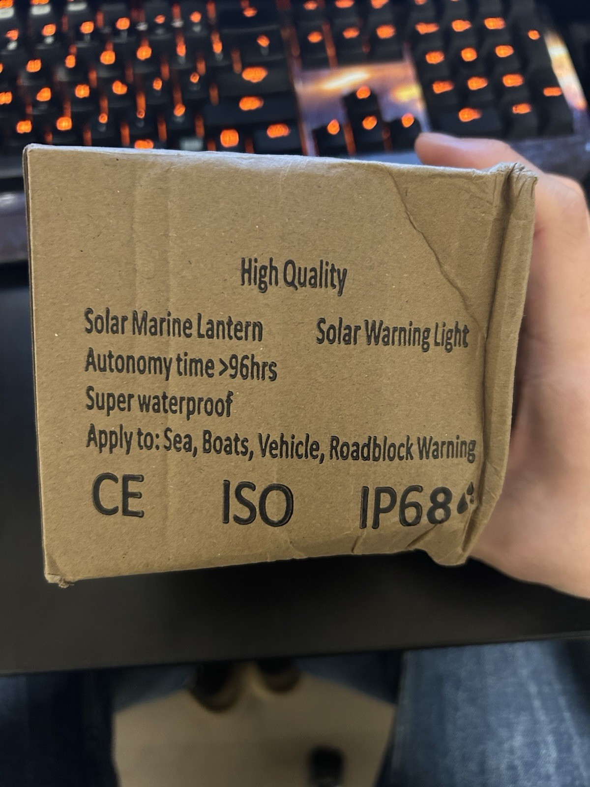 Solar Marine Beacon Light IP68 Waterproof 360° LED Flashing Boat Dock 1-2NM