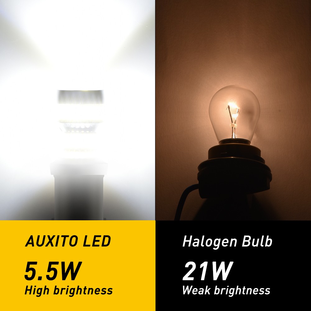 2-20 LED Reverse Parking Daytime Running Light Bulb White 6000K 1156 4014SMD 54H