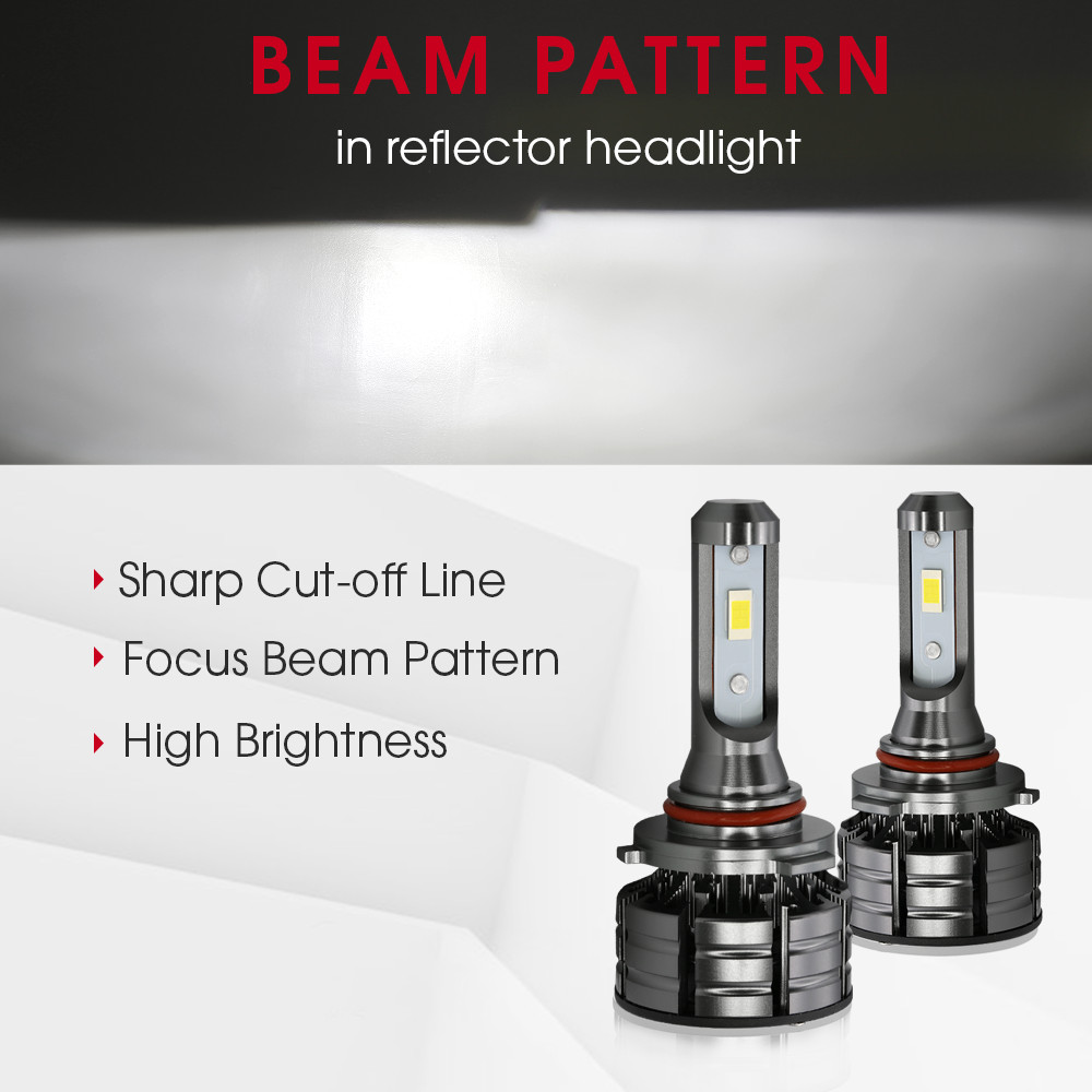 9005 HB3 NEW CSP LED Headlight Bulb High Beam only