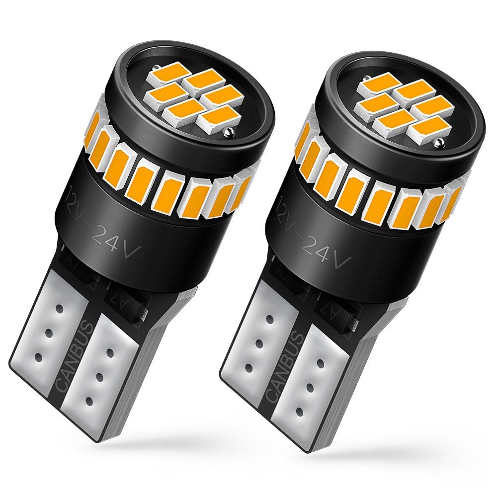 AUXITO LED T10 License Plate Light Car Interior Bulbs White 194 168 2825 CANBUS