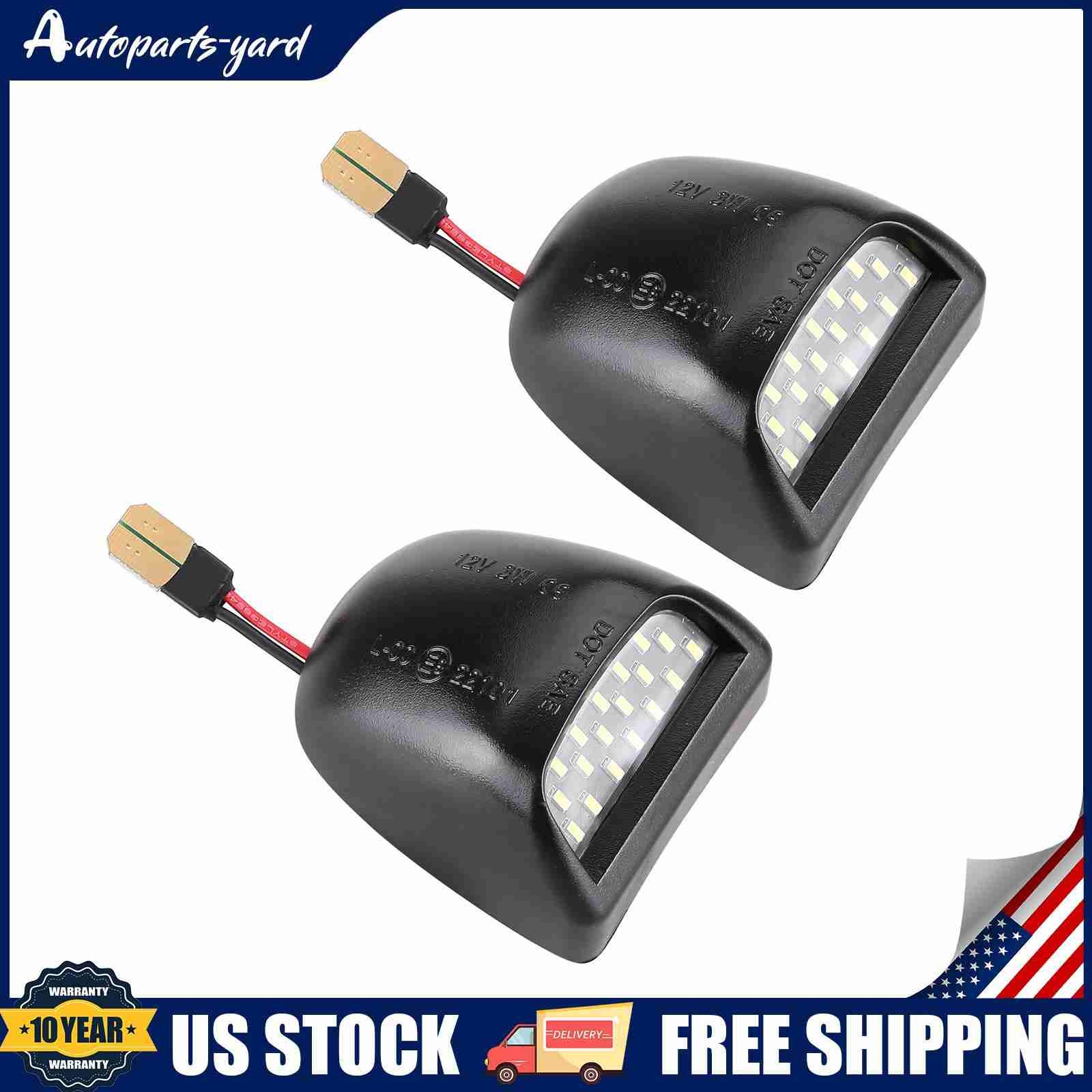 2x New Car License Plate Light Fit For Chevrolet Pickup Truck US Stock