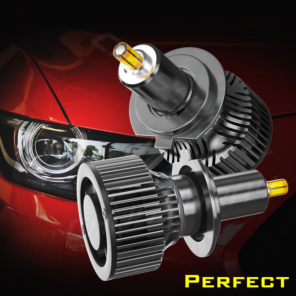 2x H7 LED Headlight Bulb Kit High Low Beam 6000K White New CSP 200W Super Bright