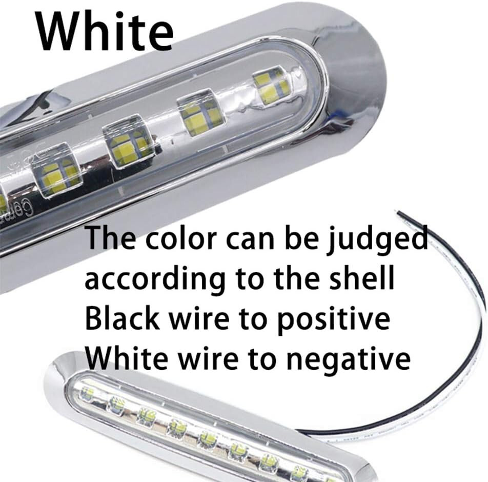 BOOMBOOST Side Light Always On Tail Light 2Pcs 9LED 3W White