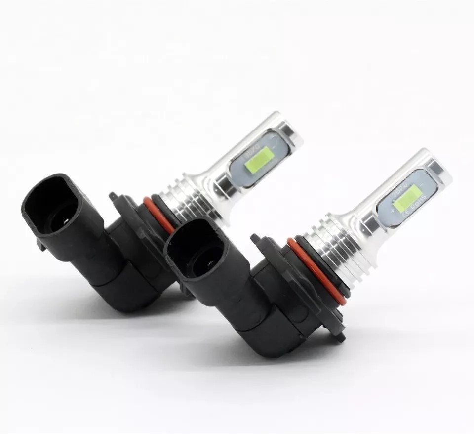 9006 LED Headlight Super Bright Bulbs Kit White 6000K 8000LM High Beam 2PCS