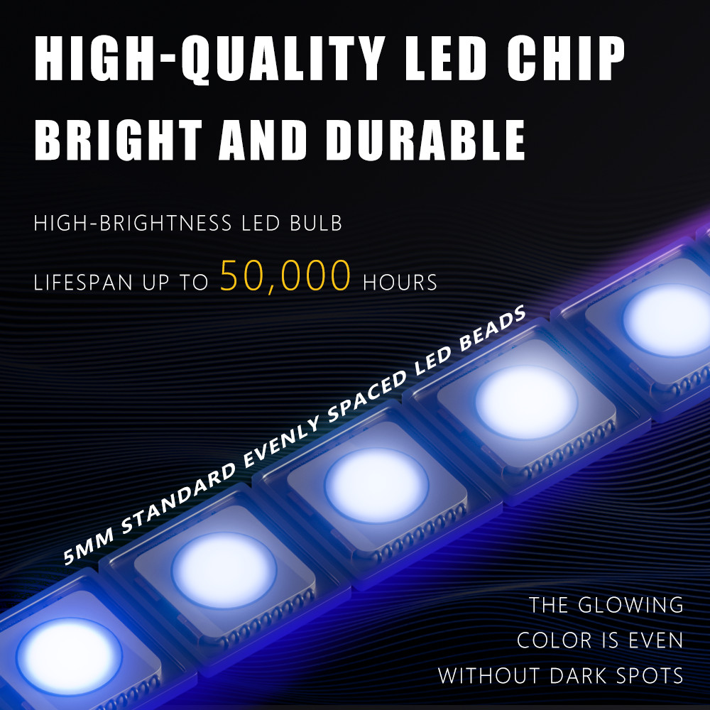 Car RGB Lights for Toyota 4Runner 2006-2009 Atmosphere Lamp Interior Kit