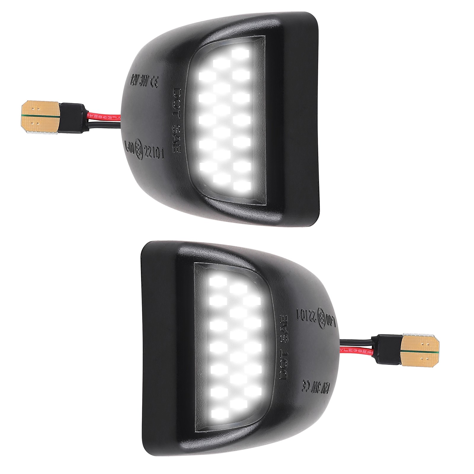2pcs 12V Car License Plate Lights 18 LED for Chevrolet Pickup GMC 22794700