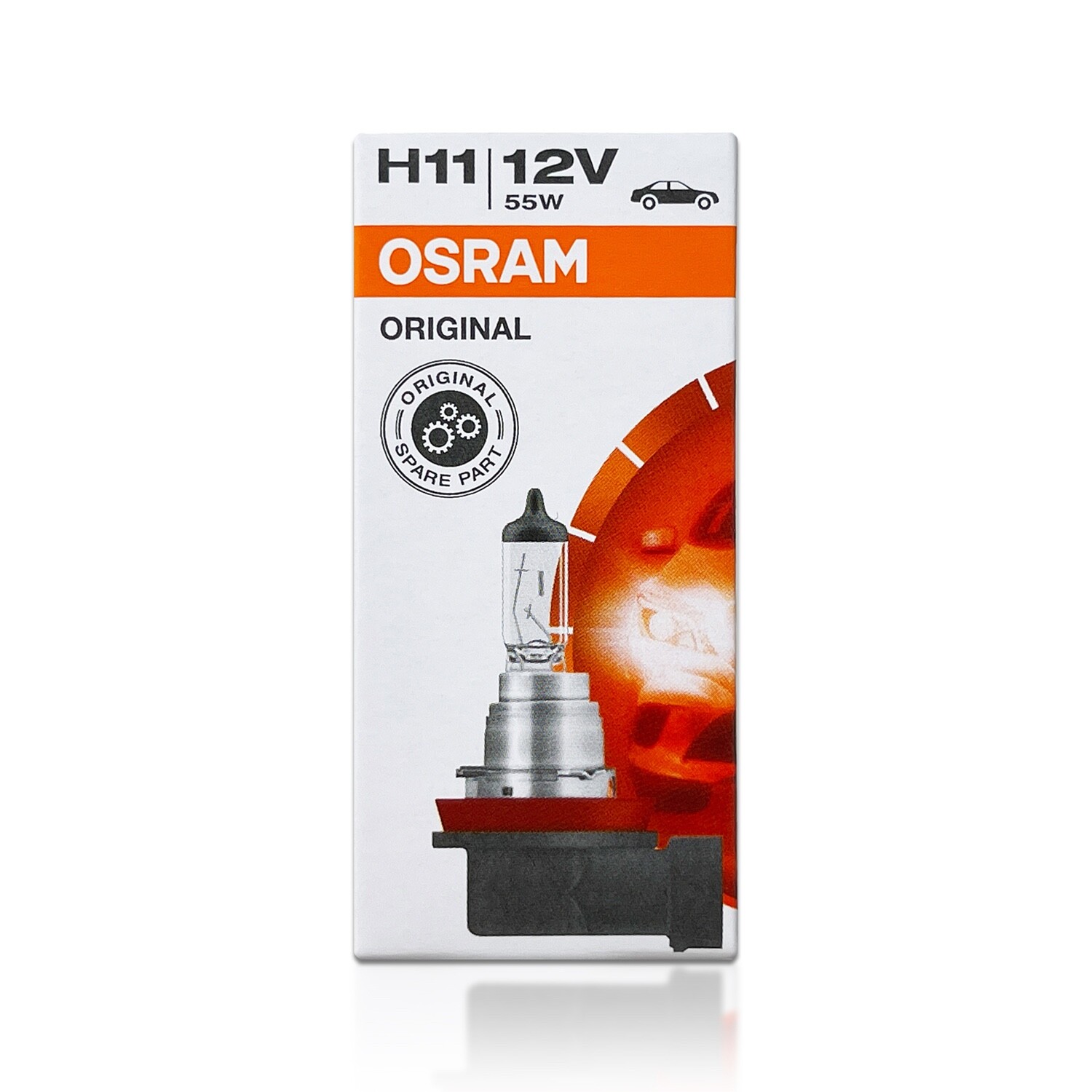 Osram ORIGINAL OEM H11 Halogen Headlight Bulbs 64211L+ DOT Low Fog Hight 4-Pack