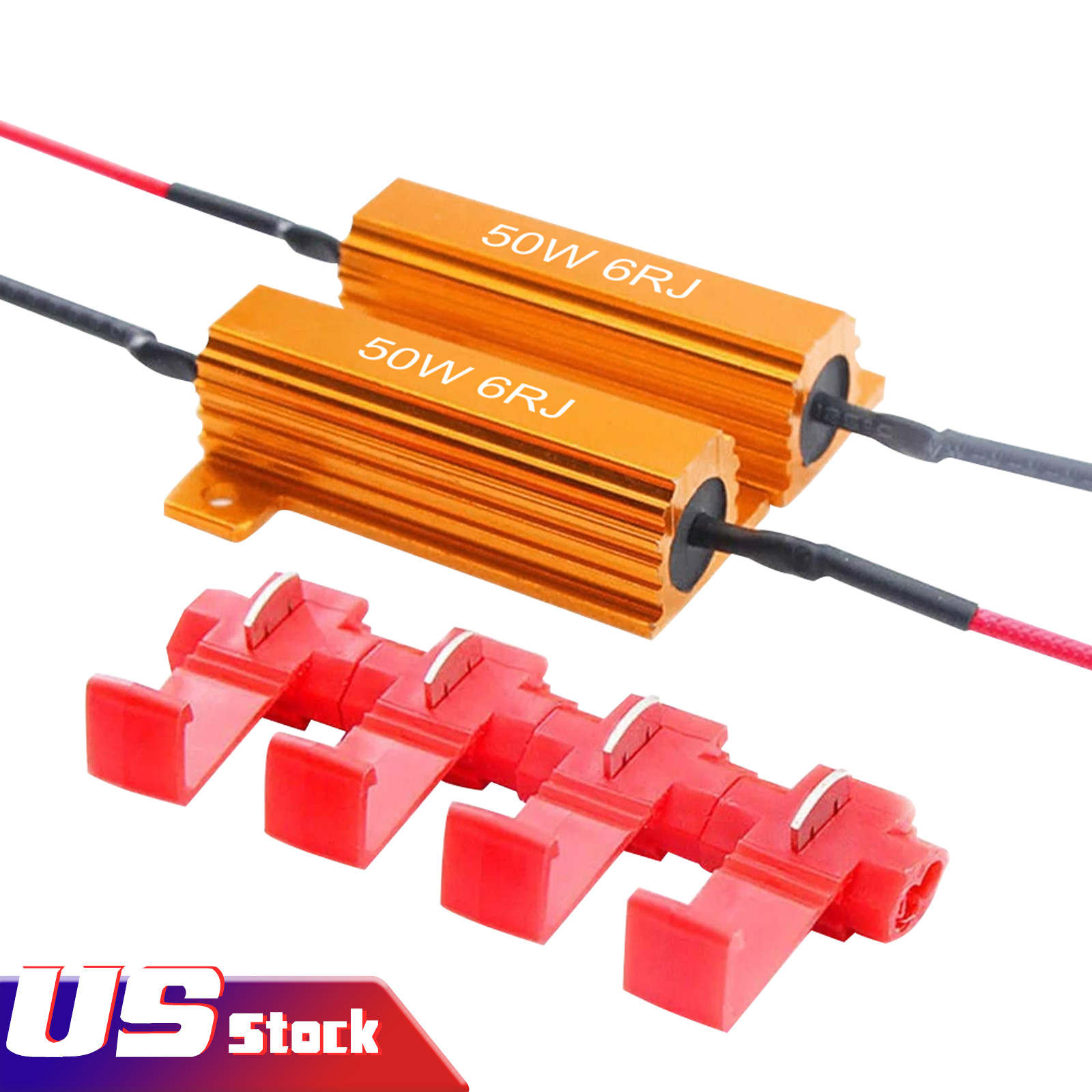 3157 50W Resistor for LED Turn Signal Light Blinker Hyper Flashing Error Code US