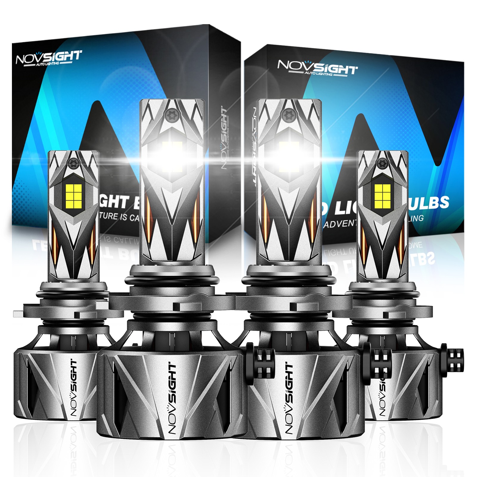 9005 9006 Combo LED Headlight HB3 HB4 Bulbs Lamp High Low Beam 6500K Cool White