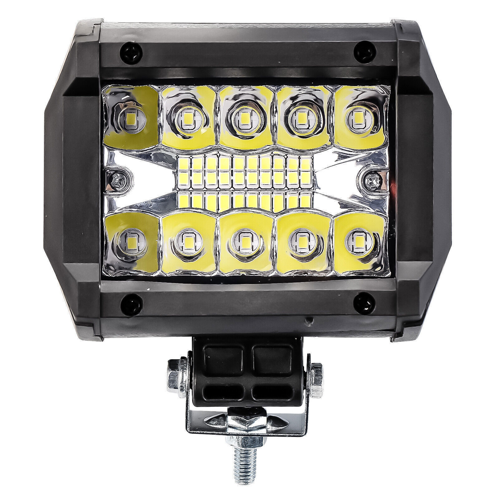 LED Light Bar 2PCS 4 inch 20000LM Work Spot Flood Pods Offroad Driving Fog Lamp