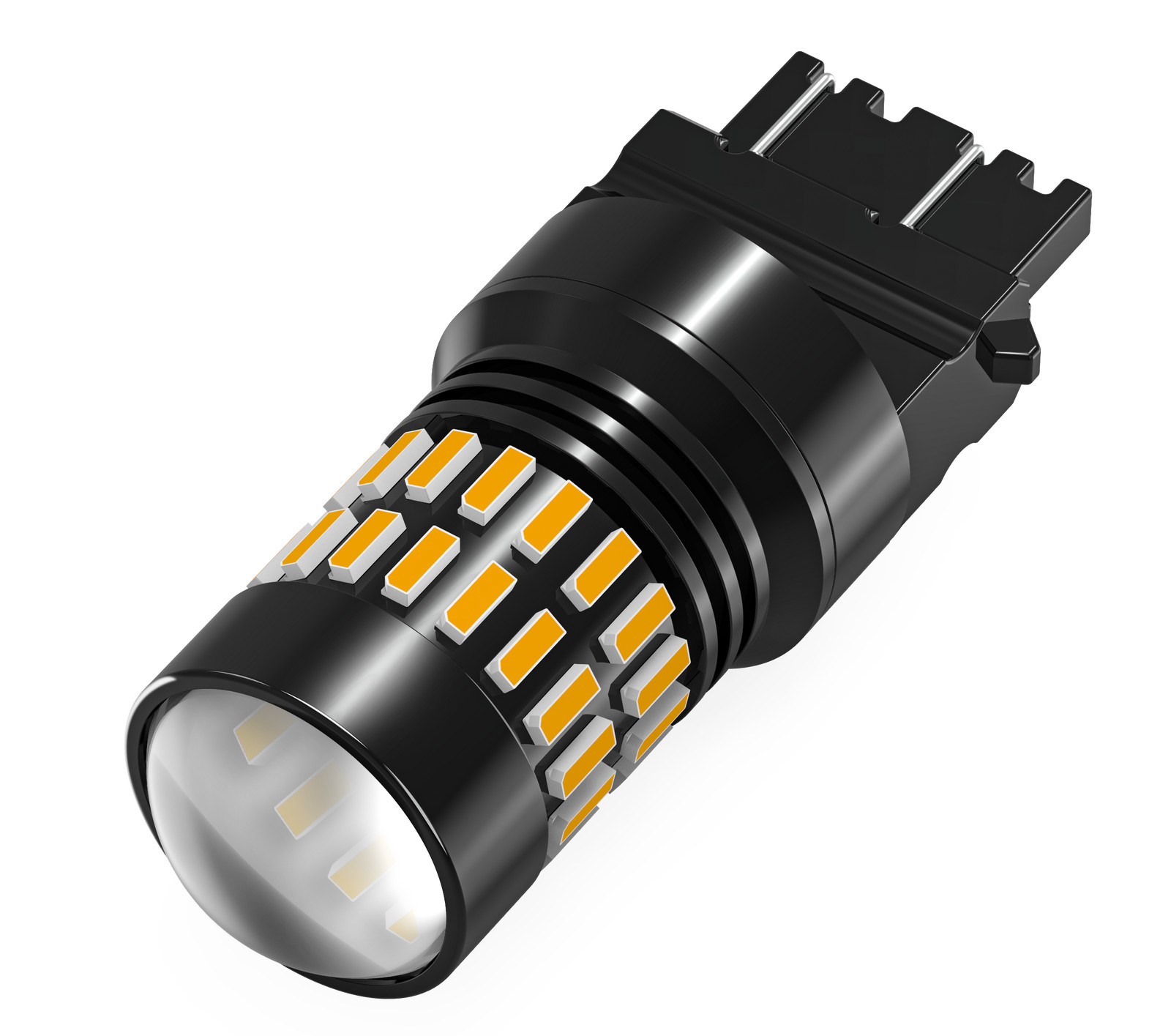 AUXITO 3157 4114 4157 LED DRL Driving Daytime Running Light Bulb Kit 3000K Amber
