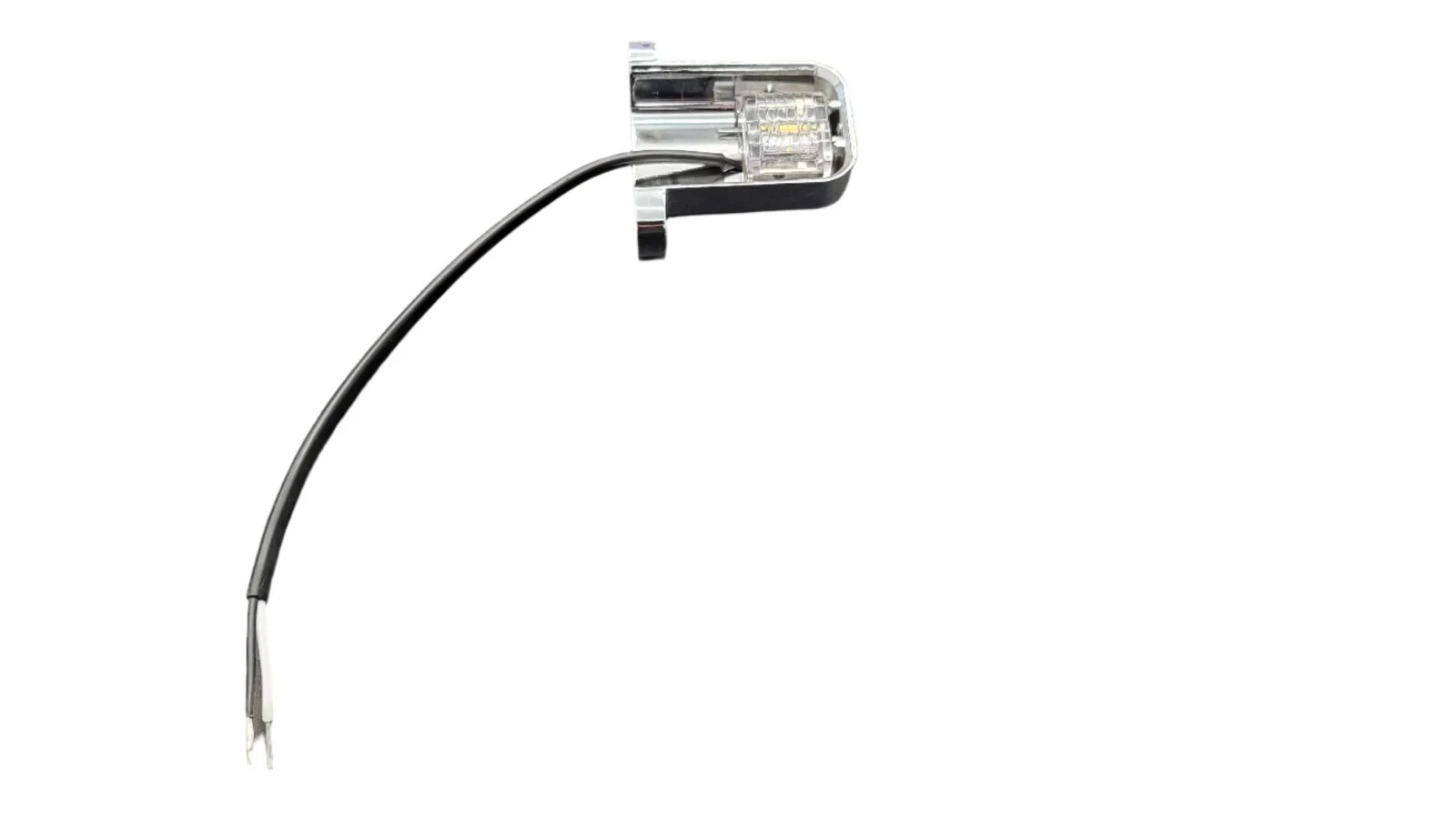 TecNiq LED License Plate Lamp Step Light CHROME Camper Trailer Map USA