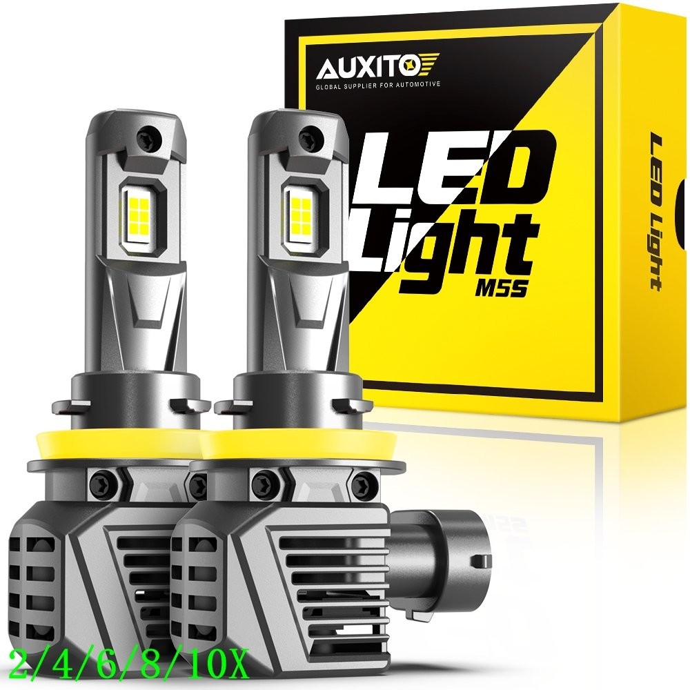 H11 LED Headlight Super Bright Bulbs 6500K White 22000LM HI/LO Beam CANbus 2/4X