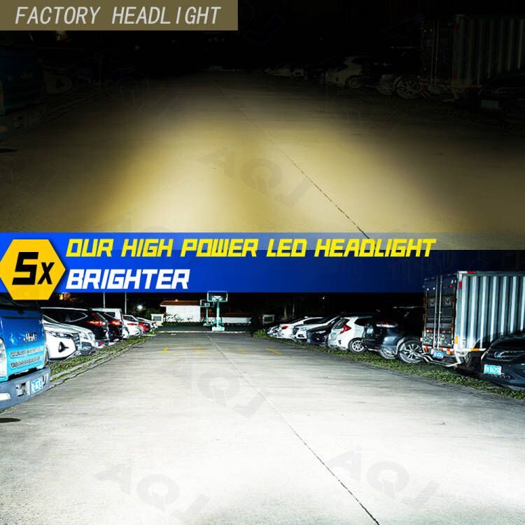 4Pcs 5-3/4″ 5.75″ LED Headlights Hi/Lo Beam For Corvette Chevelle